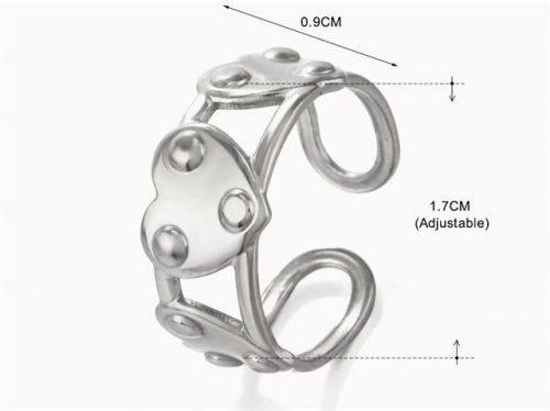 HY Wholesale Popular Rings Jewelry Stainless Steel 316L Rings-HY0159R0978