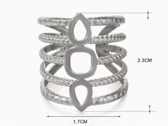 HY Wholesale Popular Rings Jewelry Stainless Steel 316L Rings-HY0159R0078