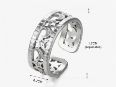 HY Wholesale Popular Rings Jewelry Stainless Steel 316L Rings-HY0159R0495