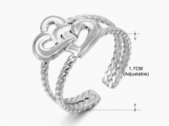 HY Wholesale Popular Rings Jewelry Stainless Steel 316L Rings-HY0159R0852