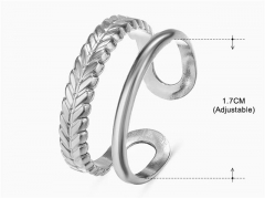 HY Wholesale Popular Rings Jewelry Stainless Steel 316L Rings-HY0159R0220