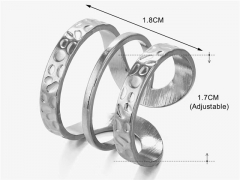 HY Wholesale Popular Rings Jewelry Stainless Steel 316L Rings-HY0159R0173