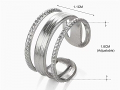 HY Wholesale Popular Rings Jewelry Stainless Steel 316L Rings-HY0159R0264