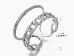 HY Wholesale Popular Rings Jewelry Stainless Steel 316L Rings-HY0159R0141