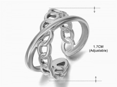 HY Wholesale Popular Rings Jewelry Stainless Steel 316L Rings-HY0159R0527