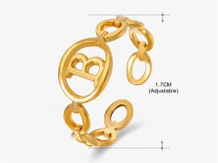 HY Wholesale Popular Rings Jewelry Stainless Steel 316L Rings-HY0159R0032