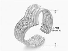 HY Wholesale Popular Rings Jewelry Stainless Steel 316L Rings-HY0159R0874