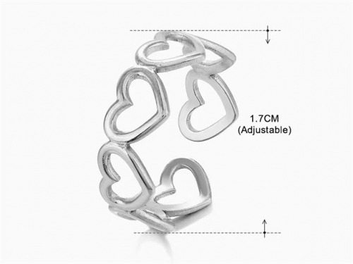 HY Wholesale Popular Rings Jewelry Stainless Steel 316L Rings-HY0159R0988