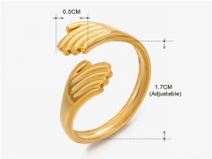 HY Wholesale Popular Rings Jewelry Stainless Steel 316L Rings-HY0159R0637