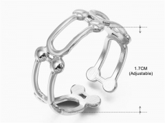 HY Wholesale Popular Rings Jewelry Stainless Steel 316L Rings-HY0159R0814