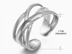 HY Wholesale Popular Rings Jewelry Stainless Steel 316L Rings-HY0159R0322