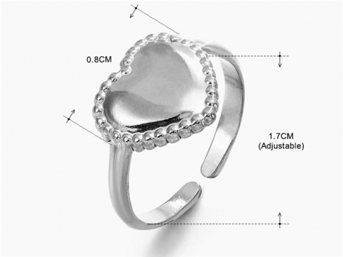 HY Wholesale Popular Rings Jewelry Stainless Steel 316L Rings-HY0159R0838