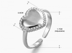 HY Wholesale Popular Rings Jewelry Stainless Steel 316L Rings-HY0159R0062