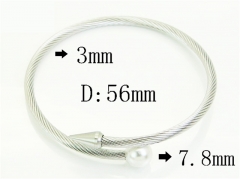 HY Wholesale Bangles Jewelry Stainless Steel 316L Popular Bangle-HY38B0882OV