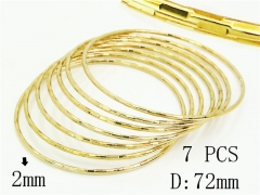 HY Wholesale Bangles Jewelry Stainless Steel 316L Popular Bangle-HY58B0653HLW