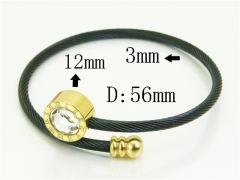 HY Wholesale Bangles Jewelry Stainless Steel 316L Popular Bangle-HY38B0920HID