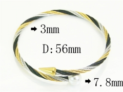 HY Wholesale Bangles Jewelry Stainless Steel 316L Popular Bangle-HY38B0887HHA