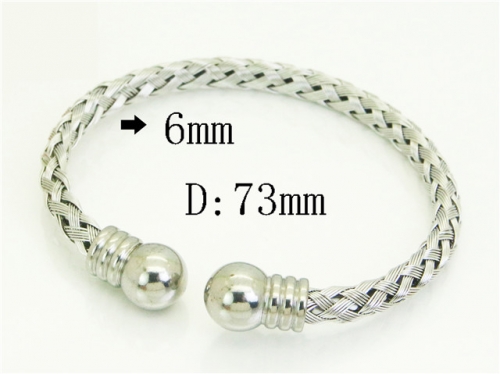 HY Wholesale Bangles Jewelry Stainless Steel 316L Popular Bangle-HY38B0931HIR