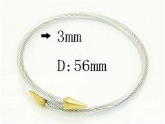 HY Wholesale Bangles Jewelry Stainless Steel 316L Popular Bangle-HY38B0878OS