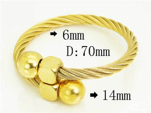 HY Wholesale Bangles Jewelry Stainless Steel 316L Popular Bangle-HY38B0939HMC