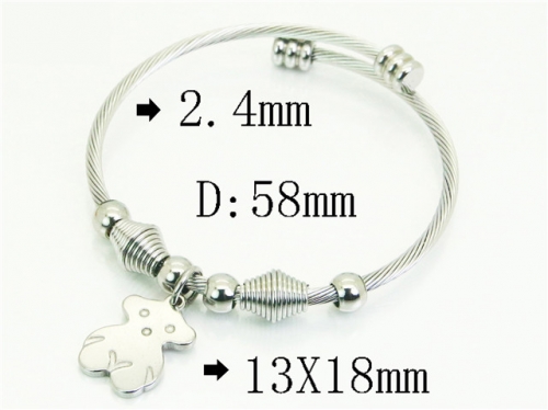 HY Wholesale Bangles Jewelry Stainless Steel 316L Popular Bangle-HY38B0955HHE