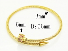 HY Wholesale Bangles Jewelry Stainless Steel 316L Popular Bangle-HY38B0894HKD