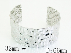 HY Wholesale Bangles Jewelry Stainless Steel 316L Popular Bangle-HY30B0181HIC