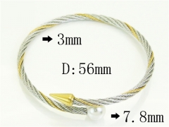 HY Wholesale Bangles Jewelry Stainless Steel 316L Popular Bangle-HY38B0886HEE