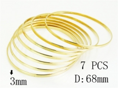 HY Wholesale Bangles Jewelry Stainless Steel 316L Popular Bangle-HY58B0649HLS