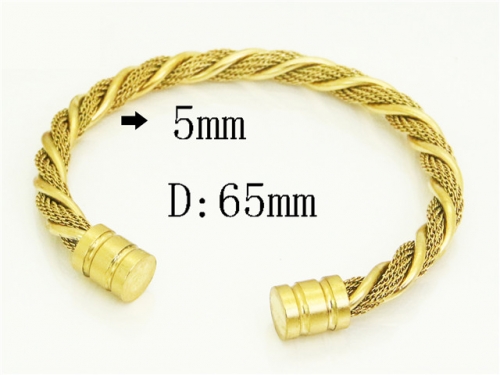 HY Wholesale Bangles Jewelry Stainless Steel 316L Popular Bangle-HY38B0934HJX