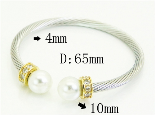 HY Wholesale Bangles Jewelry Stainless Steel 316L Popular Bangle-HY38B0921HQQ