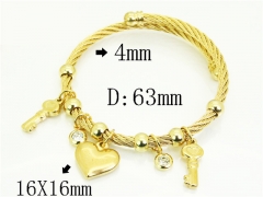 HY Wholesale Bangles Jewelry Stainless Steel 316L Popular Bangle-HY38B0946HMR