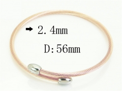 HY Wholesale Bangles Jewelry Stainless Steel 316L Popular Bangle-HY38B0909PW