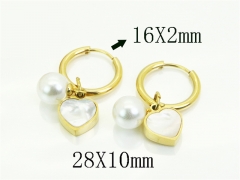 HY Wholesale Earrings Jewelry 316L Stainless Steel Earrings Jewelry-HY80E1516ML