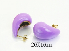 HY Wholesale Earrings Jewelry 316L Stainless Steel Earrings Jewelry-HY94E0264OG