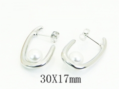 HY Wholesale Earrings Jewelry 316L Stainless Steel Earrings Jewelry-HY30E2161NS