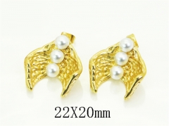 HY Wholesale Earrings Jewelry 316L Stainless Steel Earrings Jewelry-HY13E0063PE