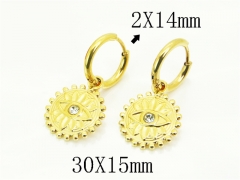 HY Wholesale Earrings Jewelry 316L Stainless Steel Earrings Jewelry-HY48E0112PC