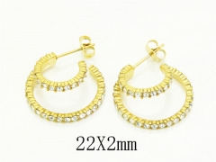 HY Wholesale Earrings Jewelry 316L Stainless Steel Earrings Jewelry-HY48E0103HHX