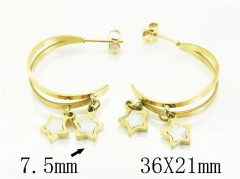 HY Wholesale Earrings Jewelry 316L Stainless Steel Earrings Jewelry-HY09E0353UML