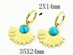 HY Wholesale Earrings Jewelry 316L Stainless Steel Earrings Jewelry-HY48E0107HSS