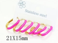 HY Wholesale Earrings Jewelry 316L Stainless Steel Earrings Jewelry-HY54E0194HIC