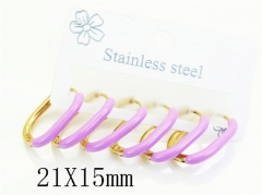 HY Wholesale Earrings Jewelry 316L Stainless Steel Earrings Jewelry-HY54E0193HIB