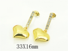 HY Wholesale Earrings Jewelry 316L Stainless Steel Earrings Jewelry-HY59E1291PG