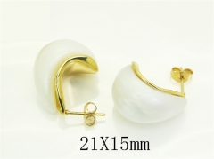 HY Wholesale Earrings Jewelry 316L Stainless Steel Earrings Jewelry-HY70E1476SML