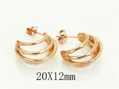 HY Wholesale Earrings Jewelry 316L Stainless Steel Earrings Jewelry-HY30E2082OR