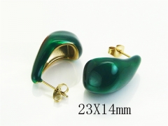 HY Wholesale Earrings Jewelry 316L Stainless Steel Earrings Jewelry-HY94E0271OR