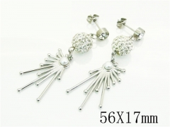 HY Wholesale Earrings Jewelry 316L Stainless Steel Earrings Jewelry-HY80E1612ML