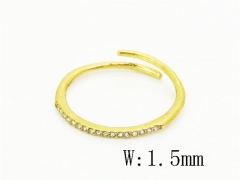 HY Wholesale Rings Jewelry Stainless Steel 316L Rings-HY15R2873TNO