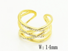 HY Wholesale Rings Jewelry Stainless Steel 316L Rings-HY15R2865ZNO